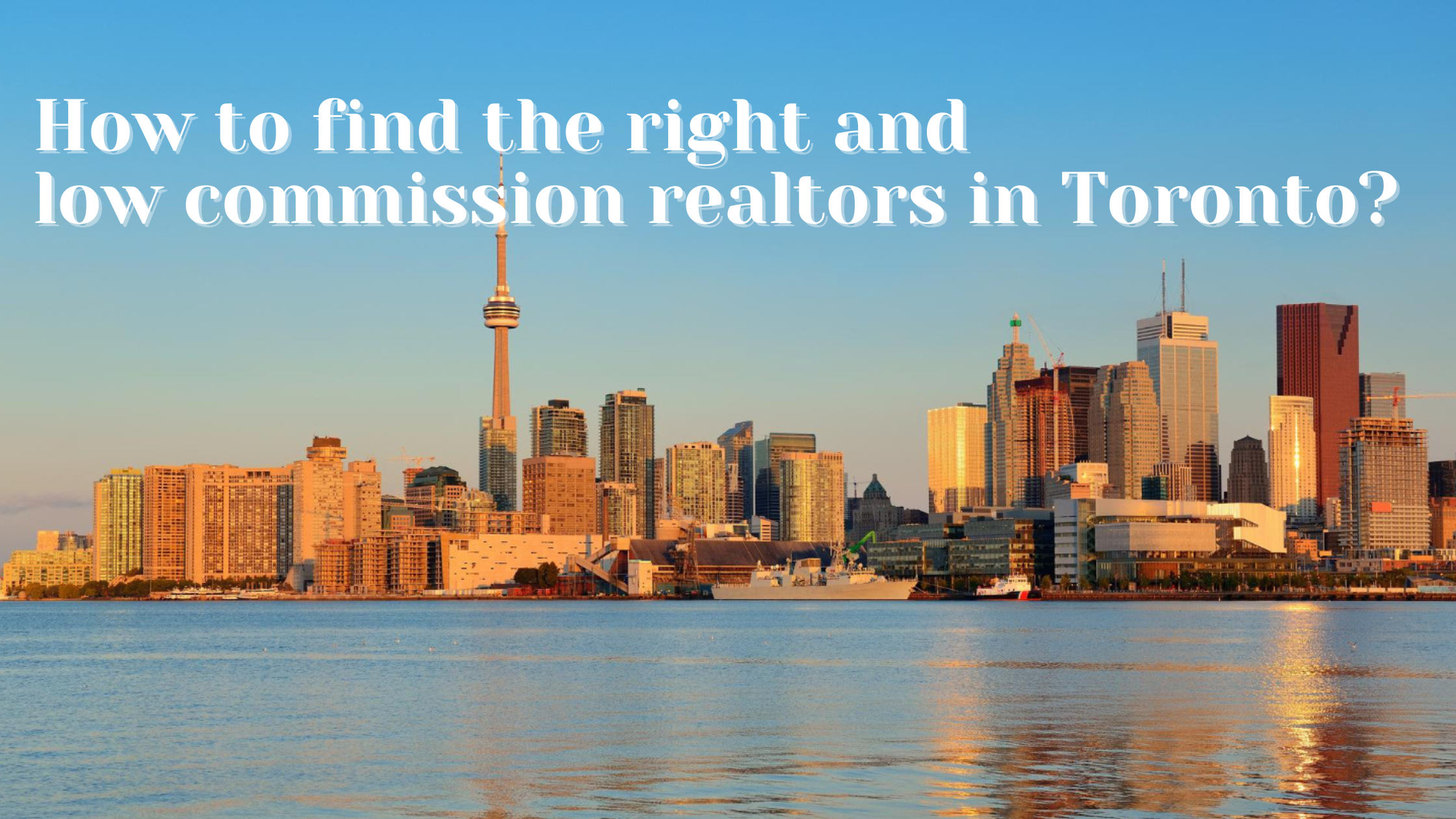 low commission realtors in toronto